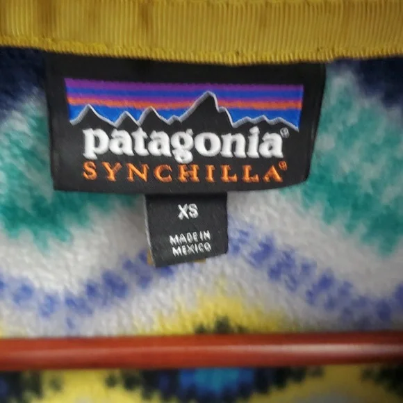 Patagonia Timber Twist Aztec Fleece XS T snap - Picture 4 of 9